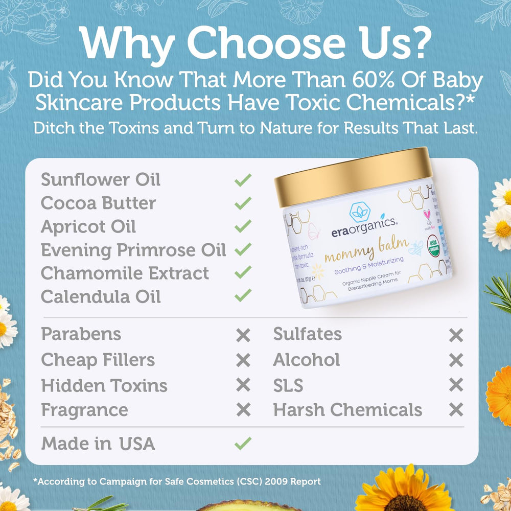 Era Organics Calendula Cream – shea-olive-oil blend nourishes skin barrier with rich emollients.