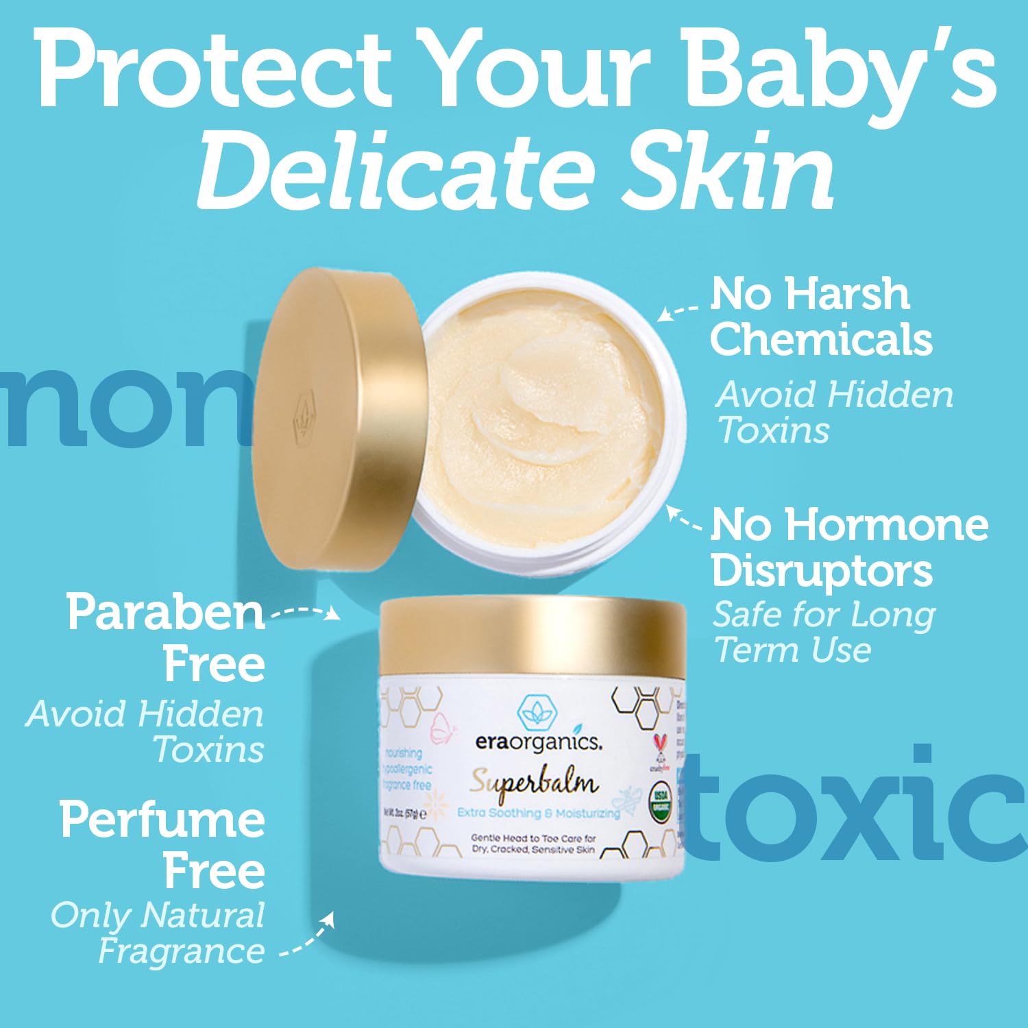 Era Organics Healing Ointment ingredients chamomile calendula oats for calm irritated patches