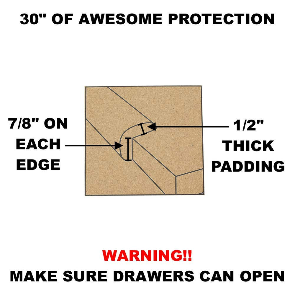 Ergo Edge cut-lengths shows customizable sizing for perfect edge coverage.