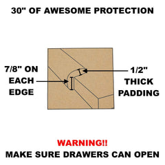 Ergo Edge cut-lengths shows customizable sizing for perfect edge coverage.