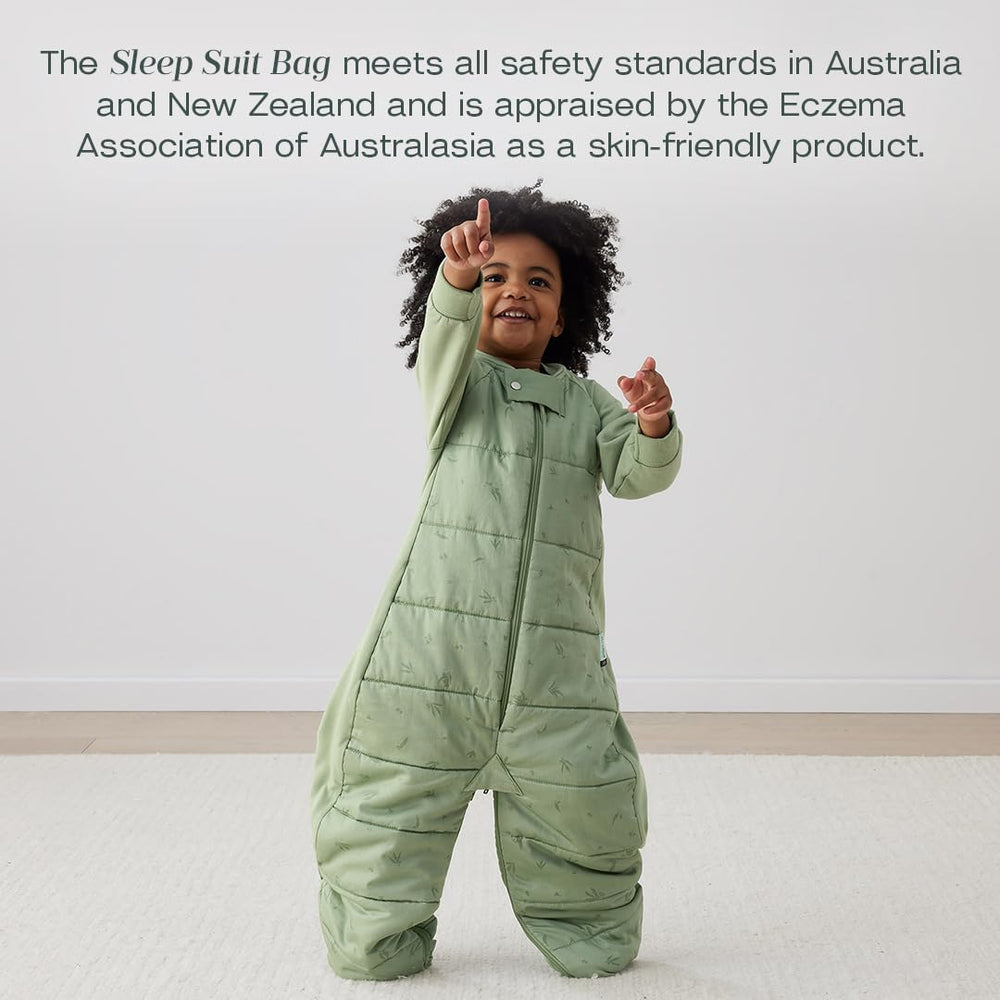 ergoPouch Sleep Suit Bag Willow includes room thermometer and guide for proper dressing.