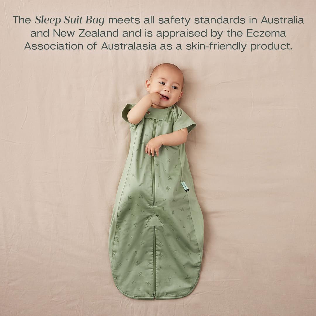 ergoPouch Sleep Suit Bag patented 4-way zip shown for quick night changes