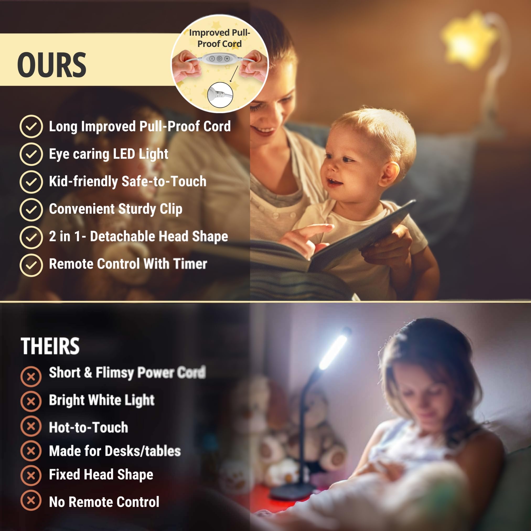 Ergojojo LED star light uses kid-safe vinyl, avoiding fragile materials in nurseries.