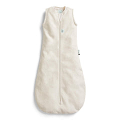 ergoPouch 1.0 tog jersey sleeping bag worn by baby arms-out for secure transition