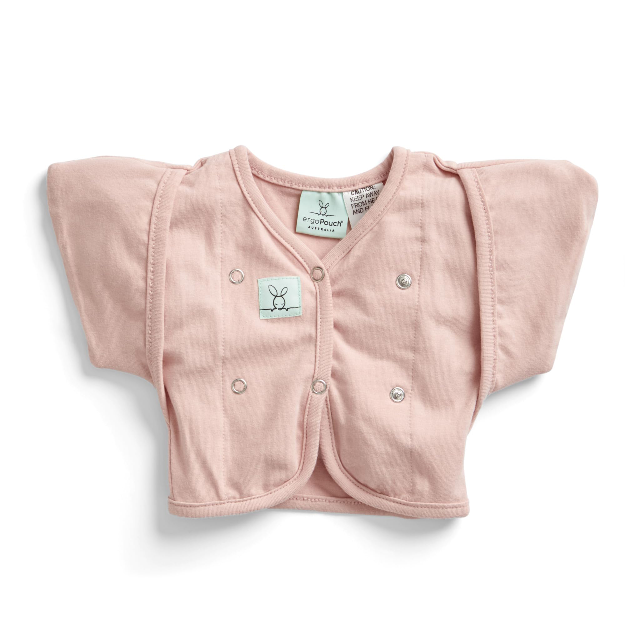 ergoPouch Butterfly Cardi arm pockets keep hands near face for self soothing.
