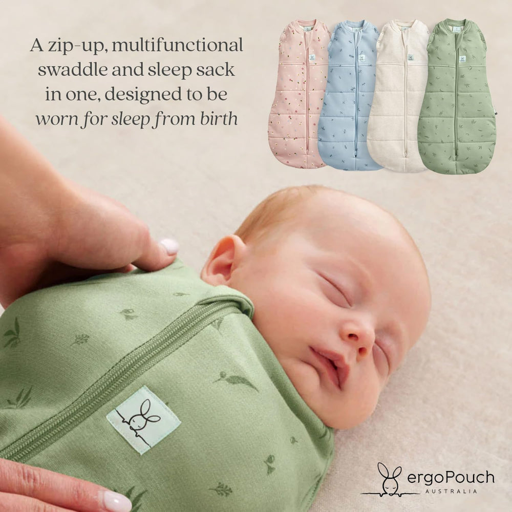 ergoPouch Cocoon Swaddle Sack dragonflies 2way zipper supports quick diaper changes
