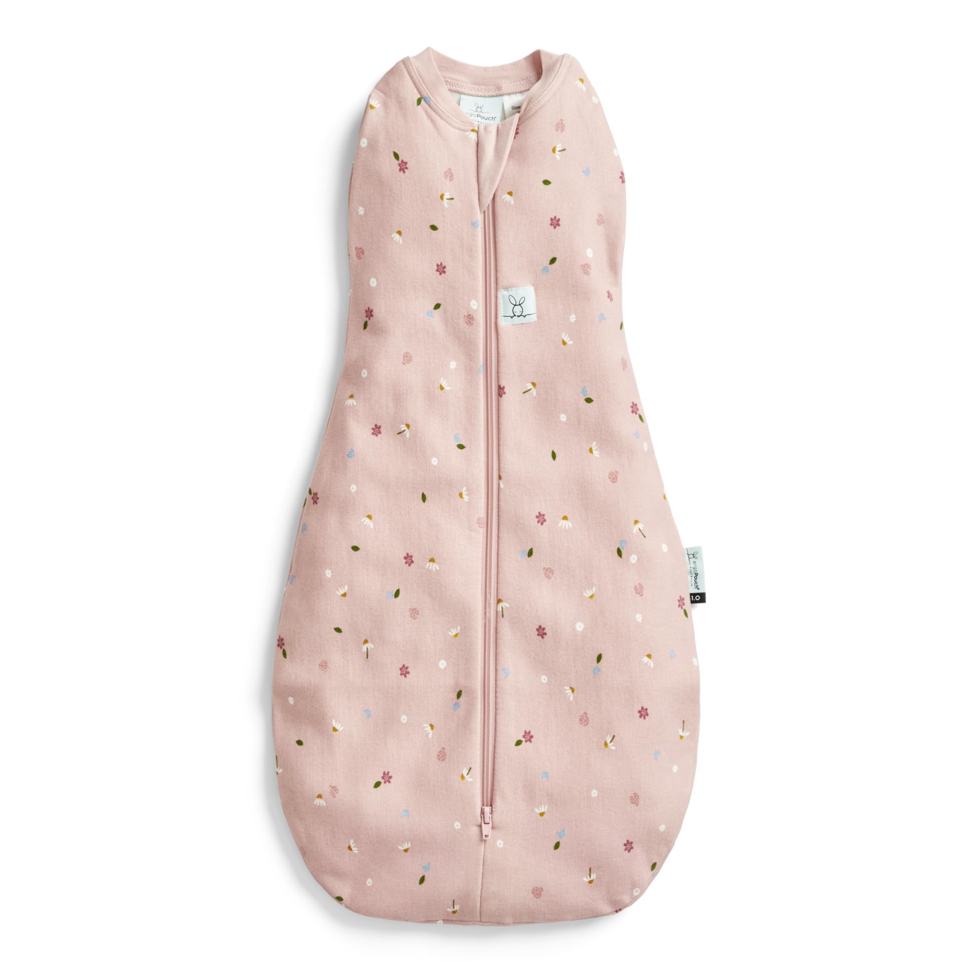 ergoPouch Cocoon Swaddle Sack arm-in-use delivers secure snugness for calmer newborn nights.