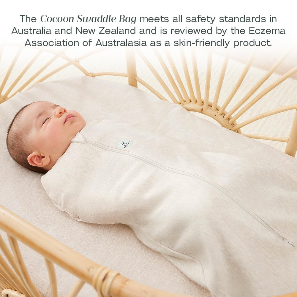 ergoPouch Cocoon Swaddle Sack eczema friendly fabric close up