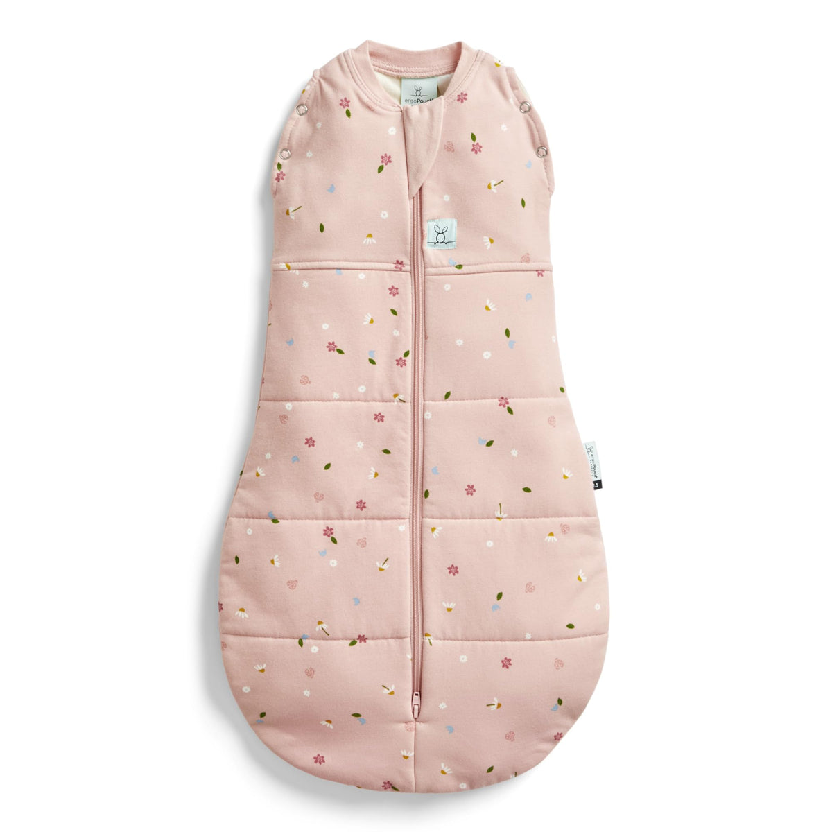 ergoPouch Cocoon Swaddle Sack front view showing cozy fabric for calm sleep