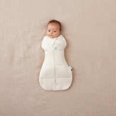 ergoPouch Cocoon Swaddle Sack hip room bottom demonstrates bell-shaped hip-friendly design