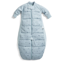 ergoPouch Sleep Suit Bag dragonflies legs mode enables safe leg movement for car seat and stroller naps.