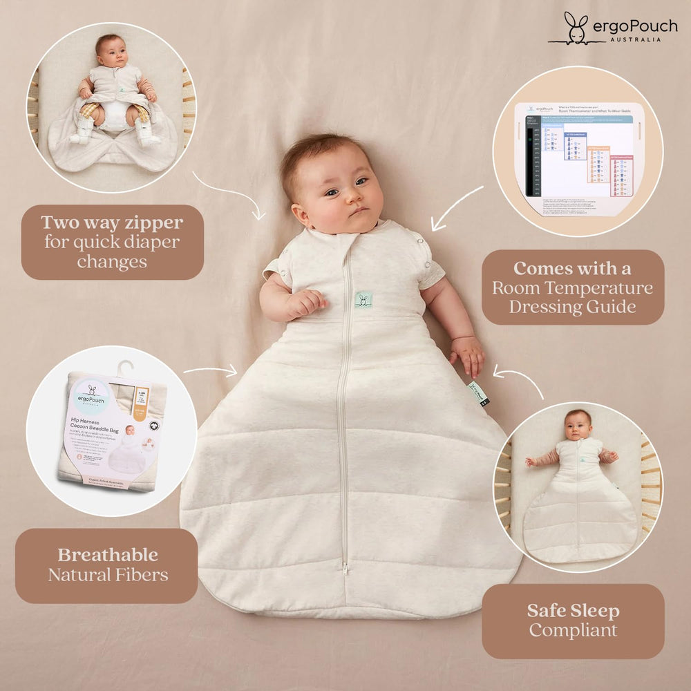 ergoPouch Hip Harness Cocoon brace room accommodates orthopedic braces comfortably
