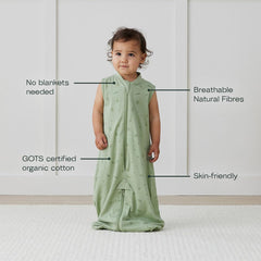 ergoPouch Sleep Suit Bag 0.2 TOG shows lightweight warmth ideal for warm nights