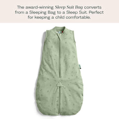 ergoPouch Sleep Suit Bag car-seat zip system demonstrates harness compatibility for on-the-go naps