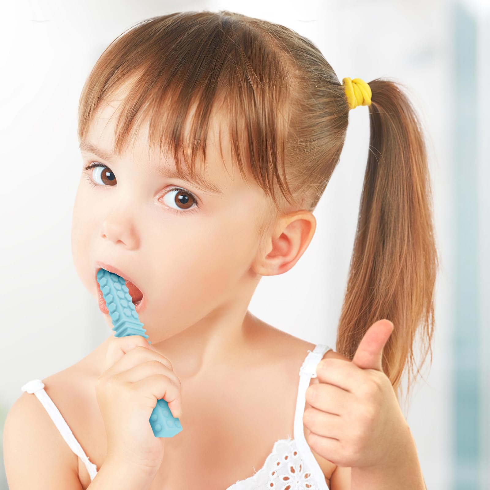 ERKOON dishwasher-safe teething toys ready for cleaning
