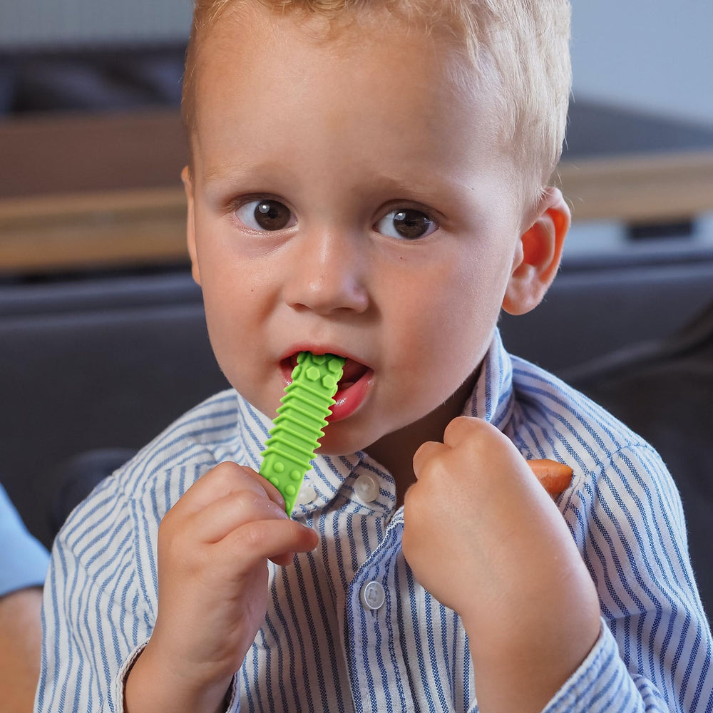ERKOON four-piece sensory chew toy set designed for autism and SPD use.