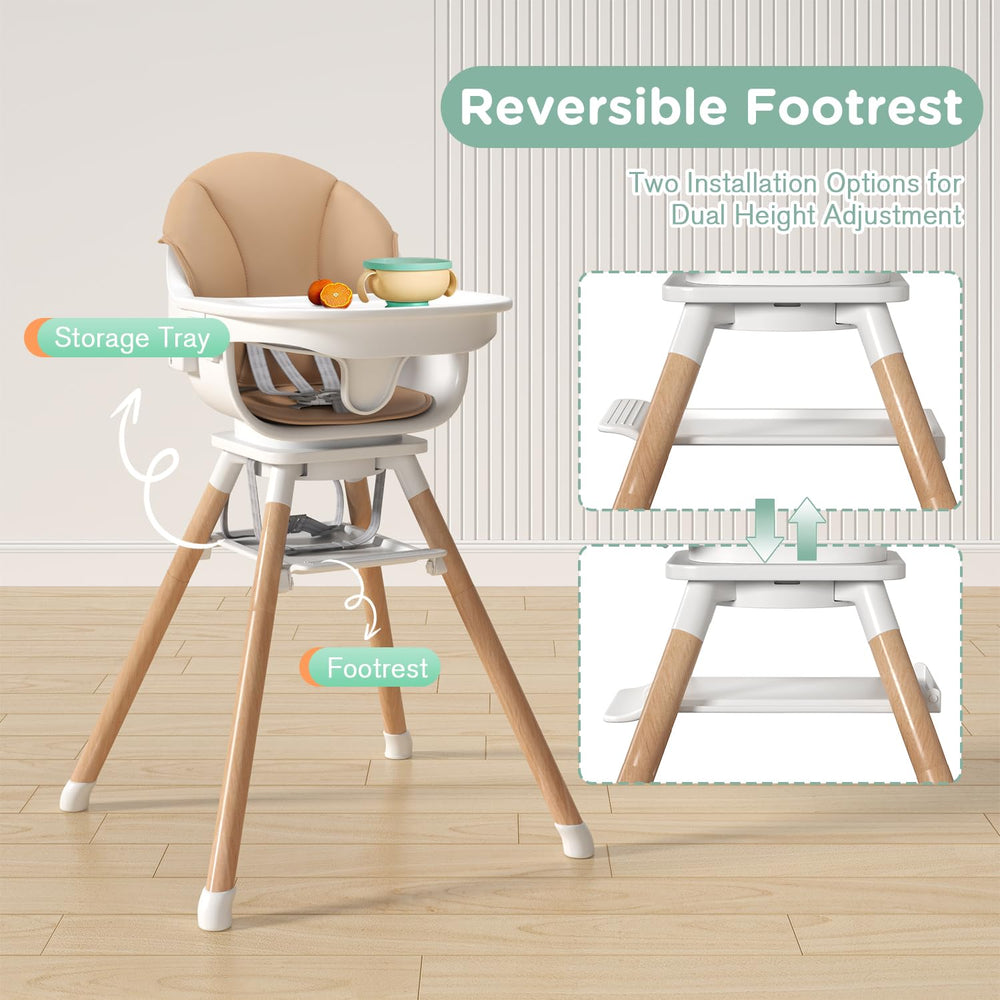 EROMMY footrest doubles as a storage tray for quick tidy-ups.