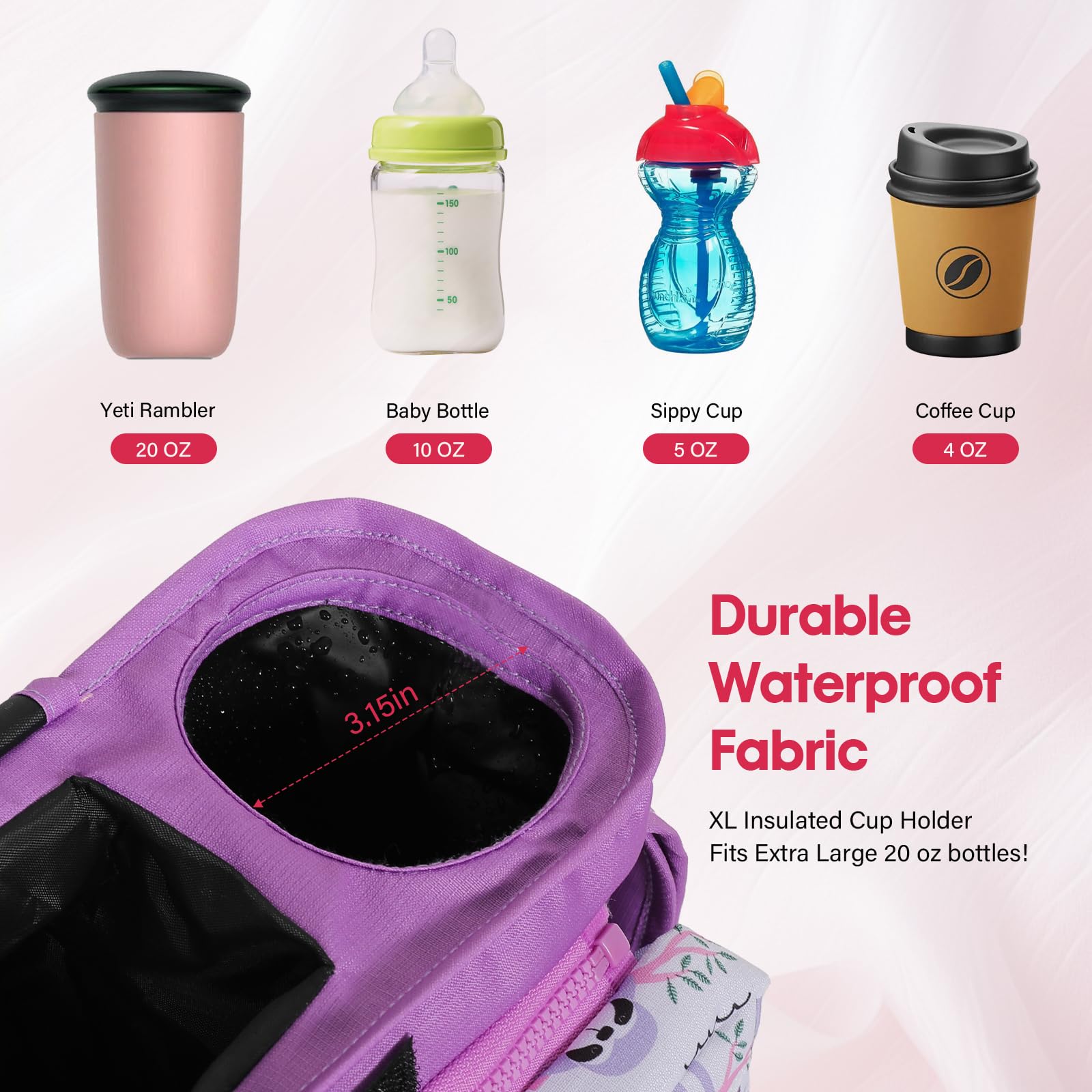 ERRUI easy clean material reduces staining and spills