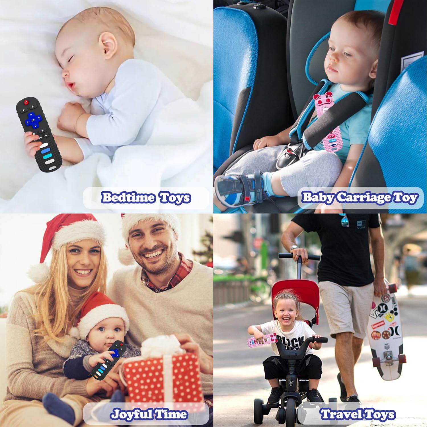 ERSIHUA baby teether remote-shaped gift idea for toddlers