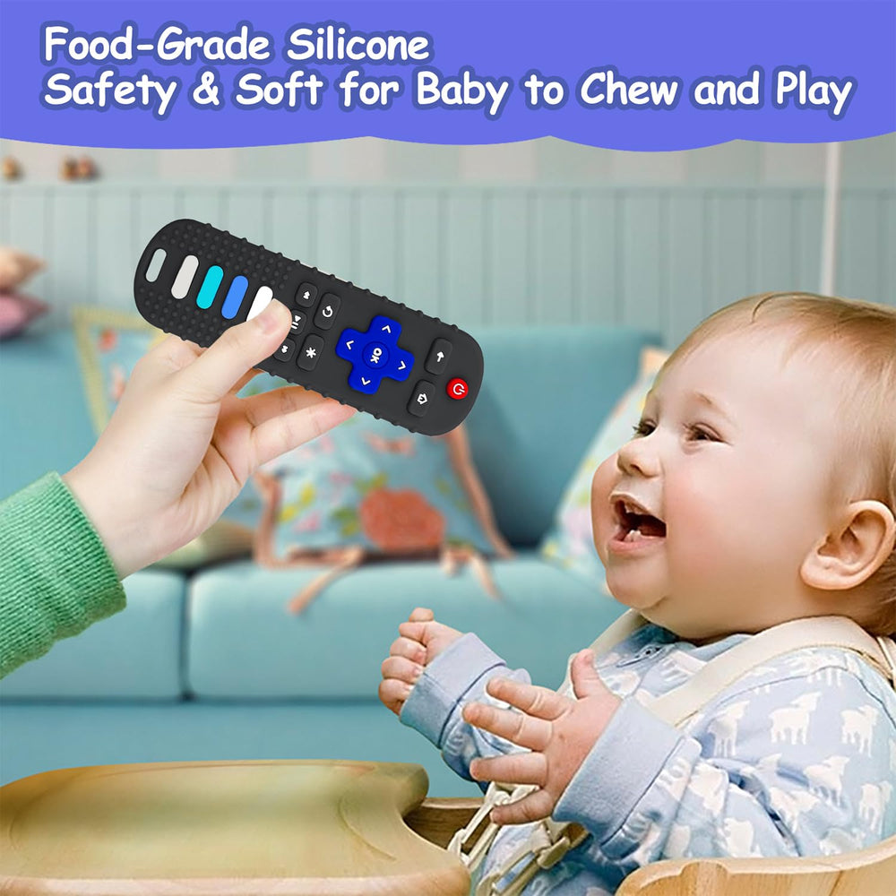 ERSIHUA baby teether easy grip - soft silicone for small hands