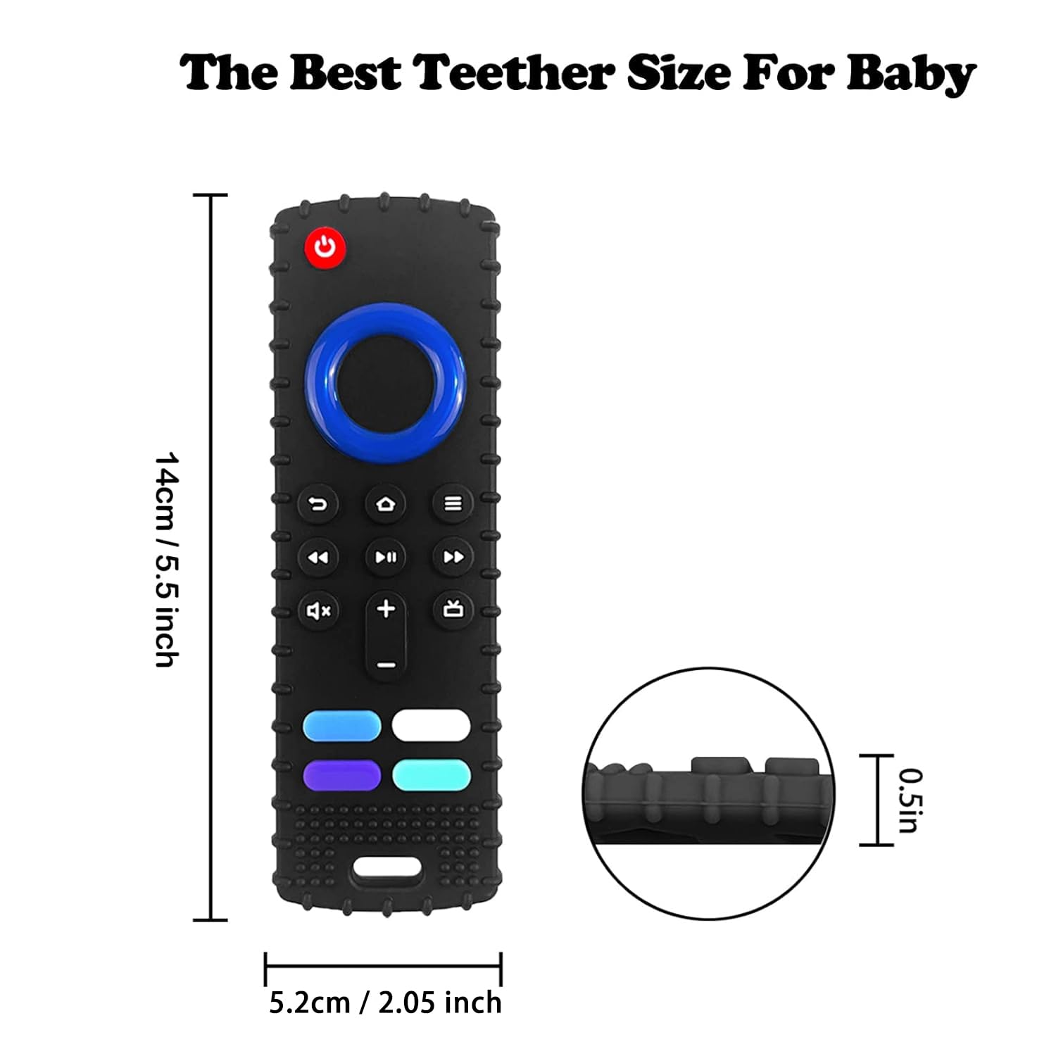 ERSIHUA teether is dishwasher-safe for quick cleaning after use
