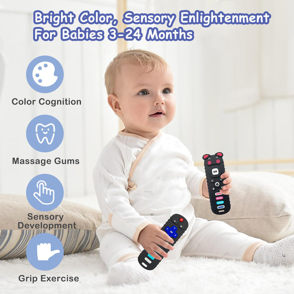 ERSIHUA freezer-safe teether and dishwasher-safe cleaning option for easy care