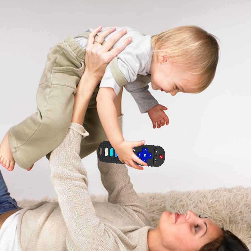 ERSIHUA multi-texture teether massages gums and stimulates tactile exploration