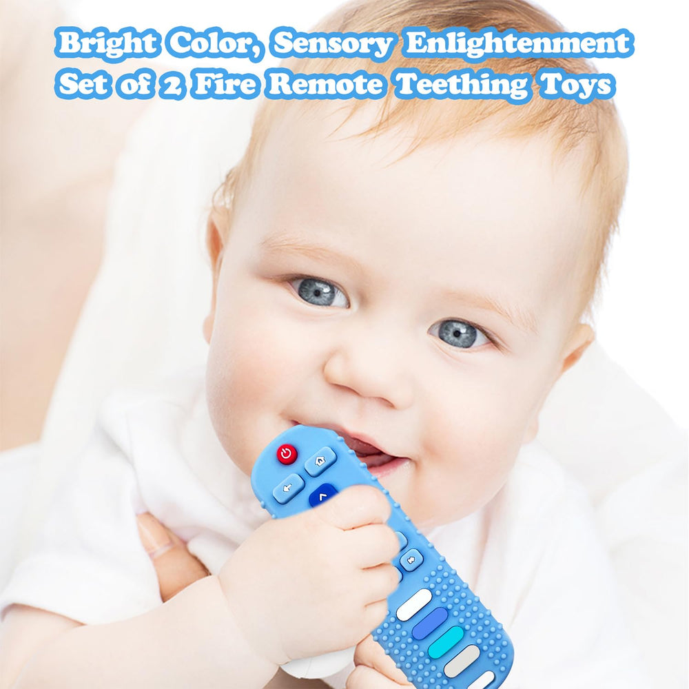 ERSIHUA silicone teether texture close-up with varied surfaces for massage.