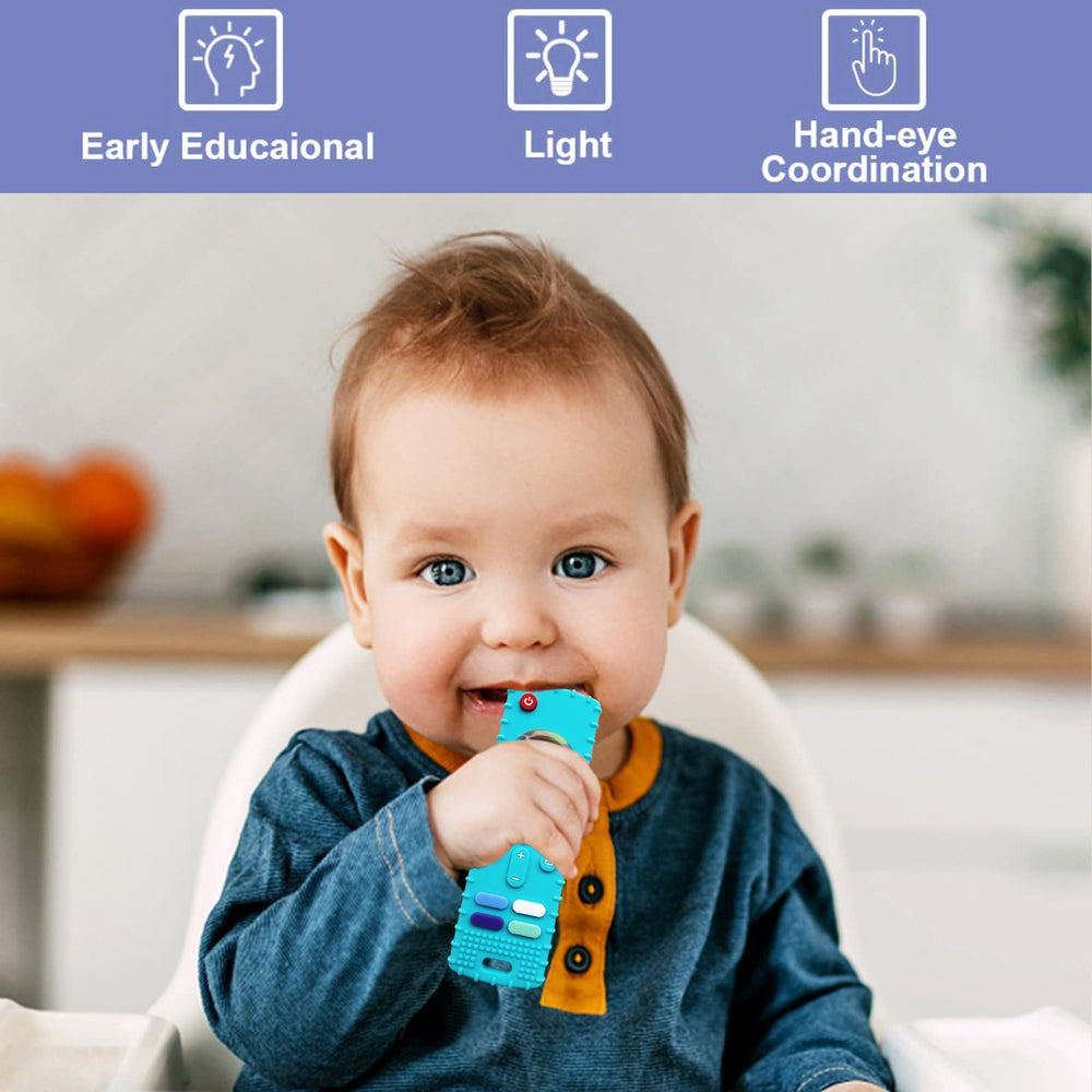 ERSIHUA teething toy gums massage closeup showing diverse bumps and ridges