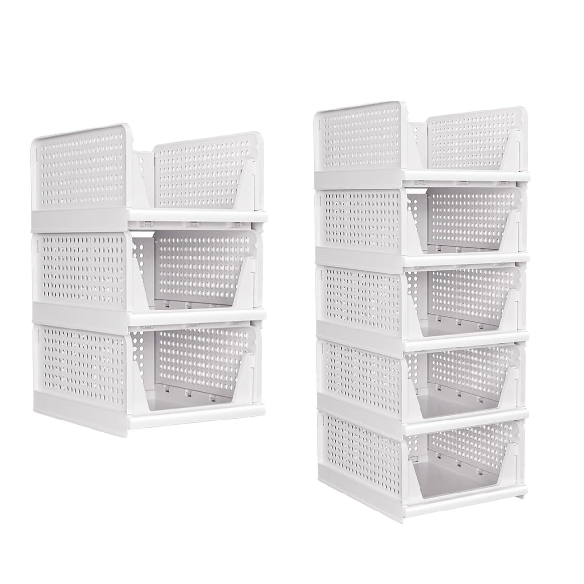 Ersozrin pull-out shelves organize wardrobes for easy access