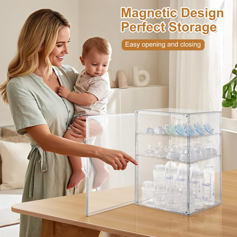 ERTIUANIO bottom tier accommodates 12 full-sized bottles for daily prep