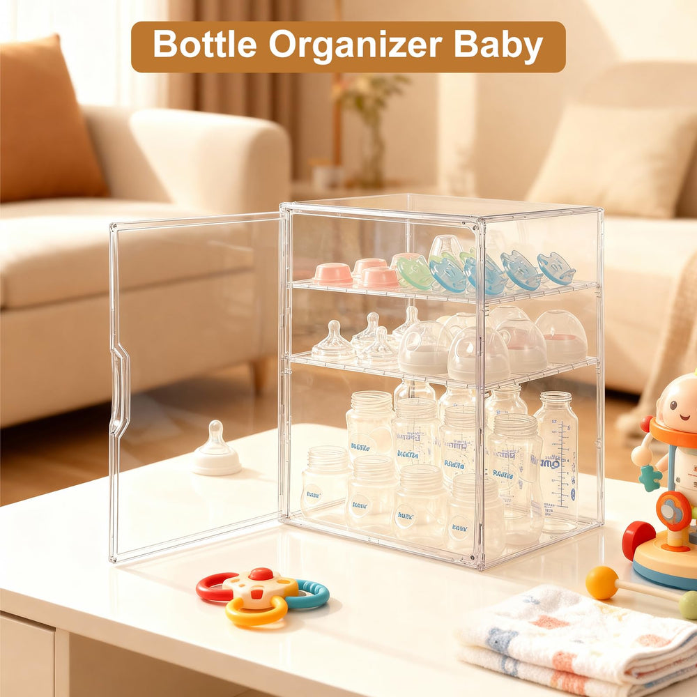 ERTIUANIO removable dividers customize spacing for different bottle sizes