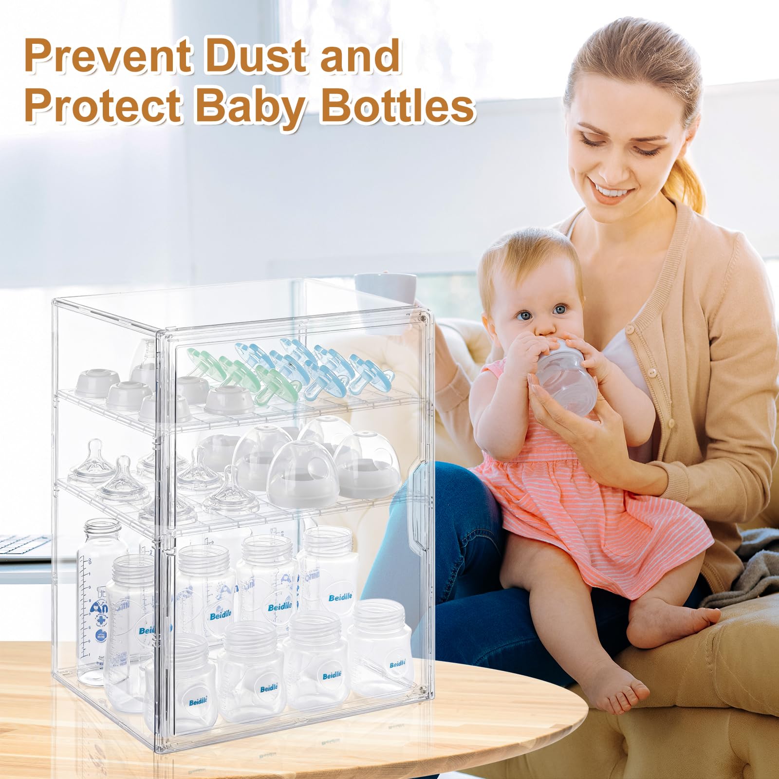 ERTIUANIO dust-shield design protects gear from dust and spills