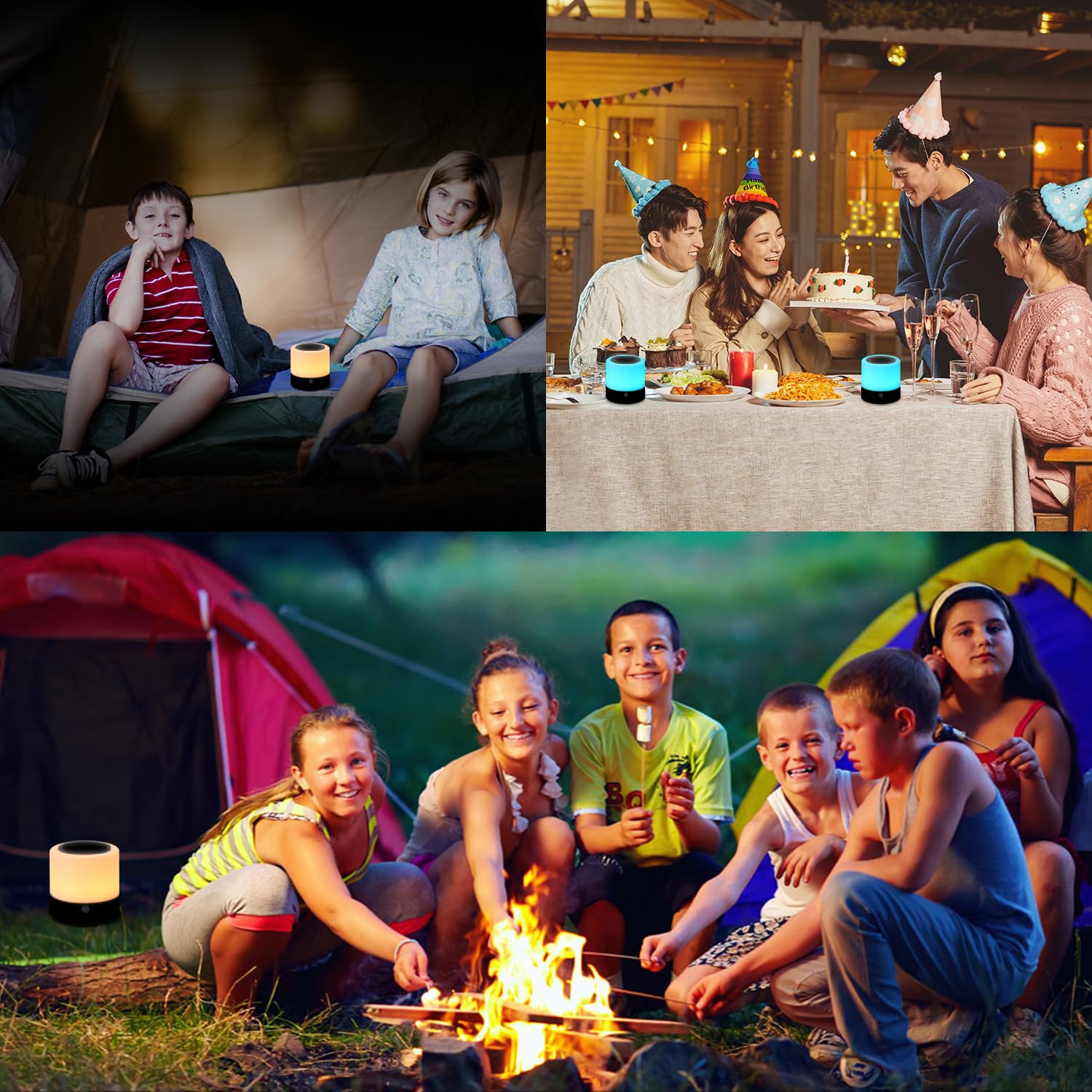 ERUN portable night light suitable for bedside, kitchen, or travel