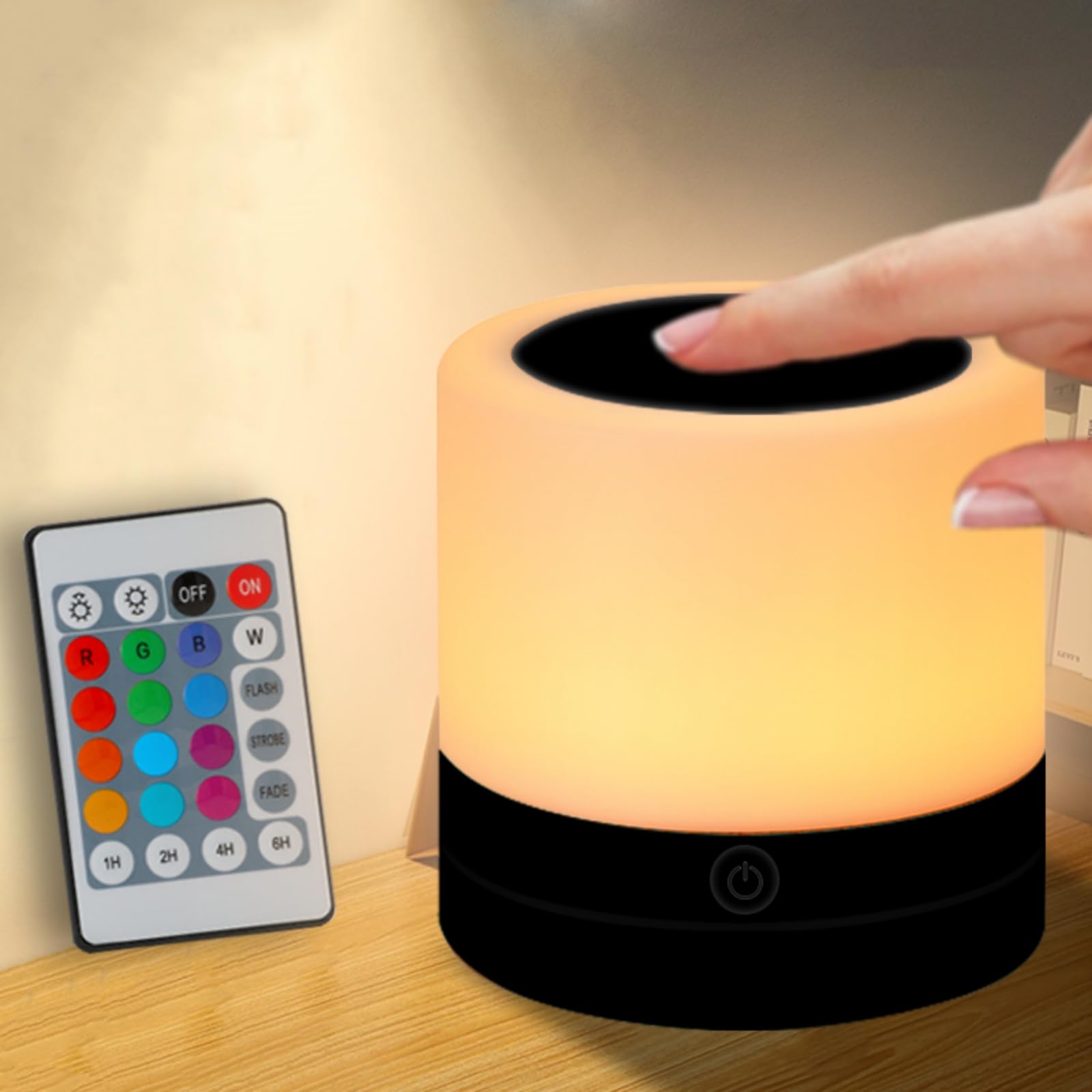 ERUN nursery night light with remote control for easy bedtime lighting
