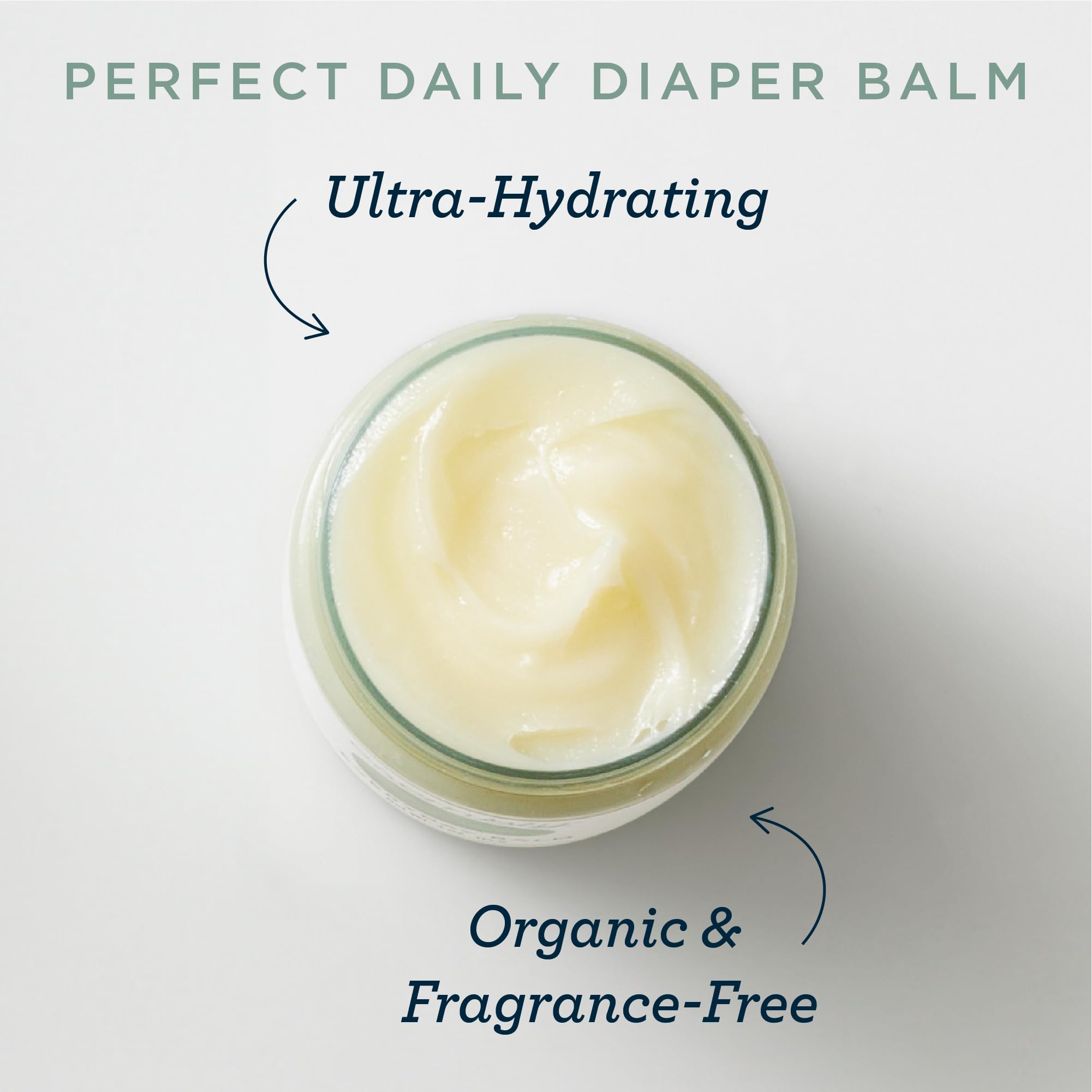 Esembly Everyday Balm application hand shows smooth, hydrating touch on tiny skin
