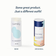 Esembly Pail Deodorant sprinkled into a pail for moisture and odor control