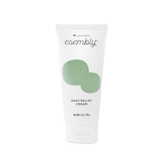 Esembly Rash Relief Cream tube-front shows barrier protection for sensitive baby skin.