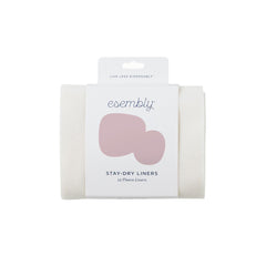 Esembly Stay-Dry liner pack-12 laid out for dry skin protection.