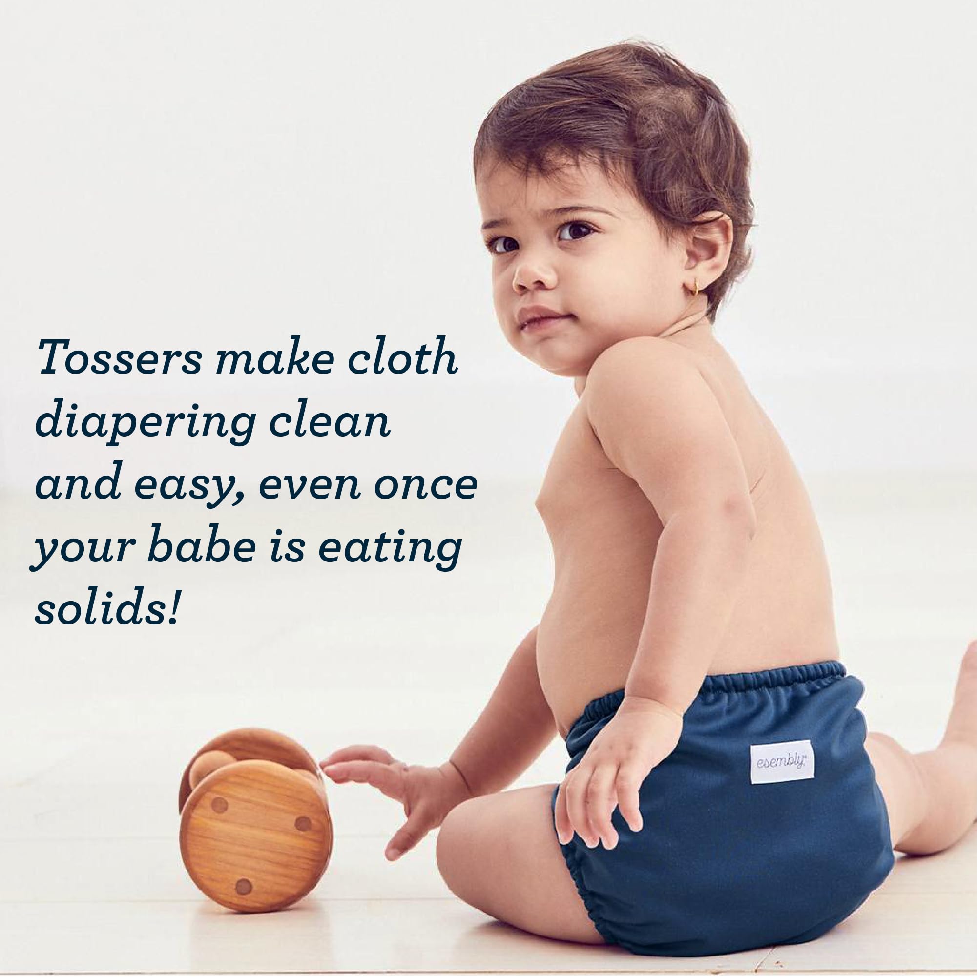 Esembly Tossers mess-free cleanup demonstration; quick removal of solids between changes.