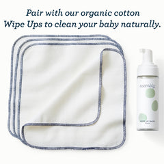Esembly Wipe Up Wash used on baby skin for gentle cleaning and moisture