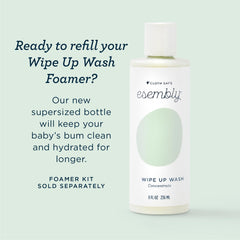 Esembly Wipe Up Wash concentrate with pre-measured fill lines for precise mixing