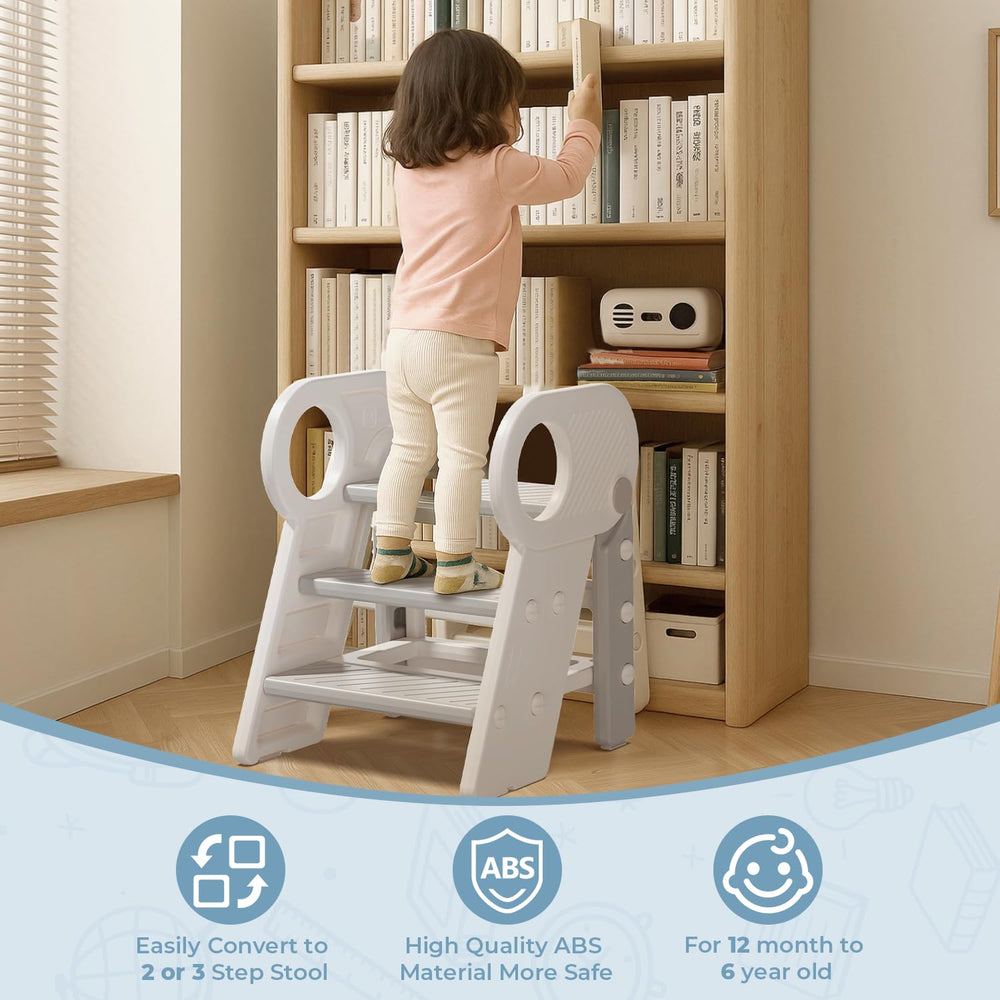 Esemoil sturdy three-step design supports up to 100 pounds.