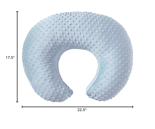 ESEN Nursing Pillow blue soft material detail highlights 7D PP fiber cotton filling.