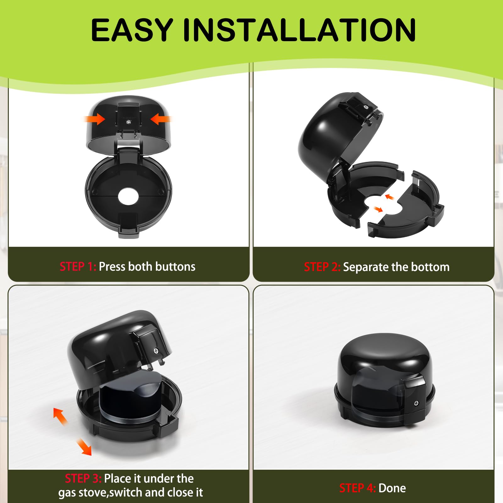 ESENHARBER measurement guide helps verify knob compatibility before purchase
