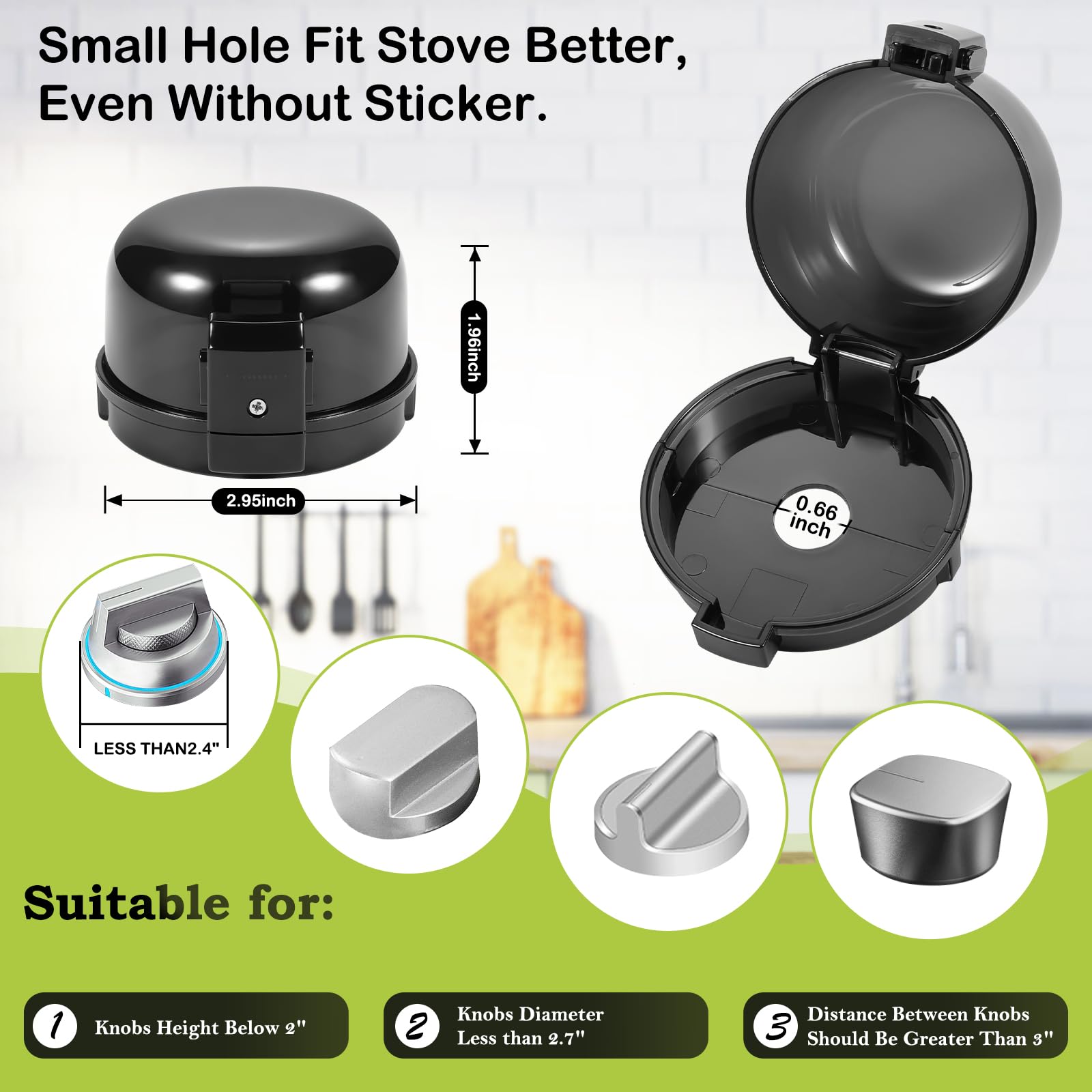 ESENHARBER semi-clear design keeps temperature controls visible for precise adjustments