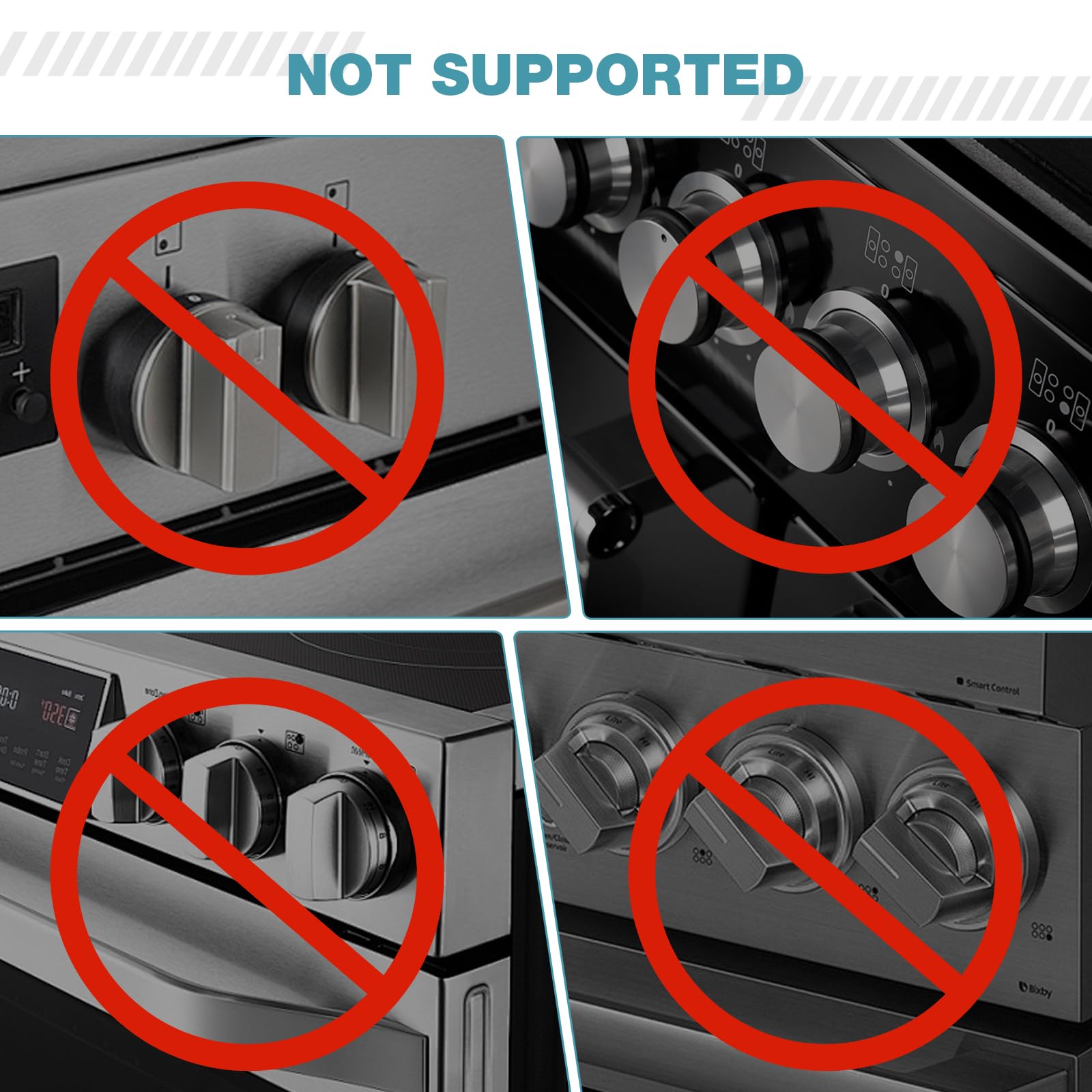 ESENHARBER stove knob measurement guide helps ensure proper fit before purchase