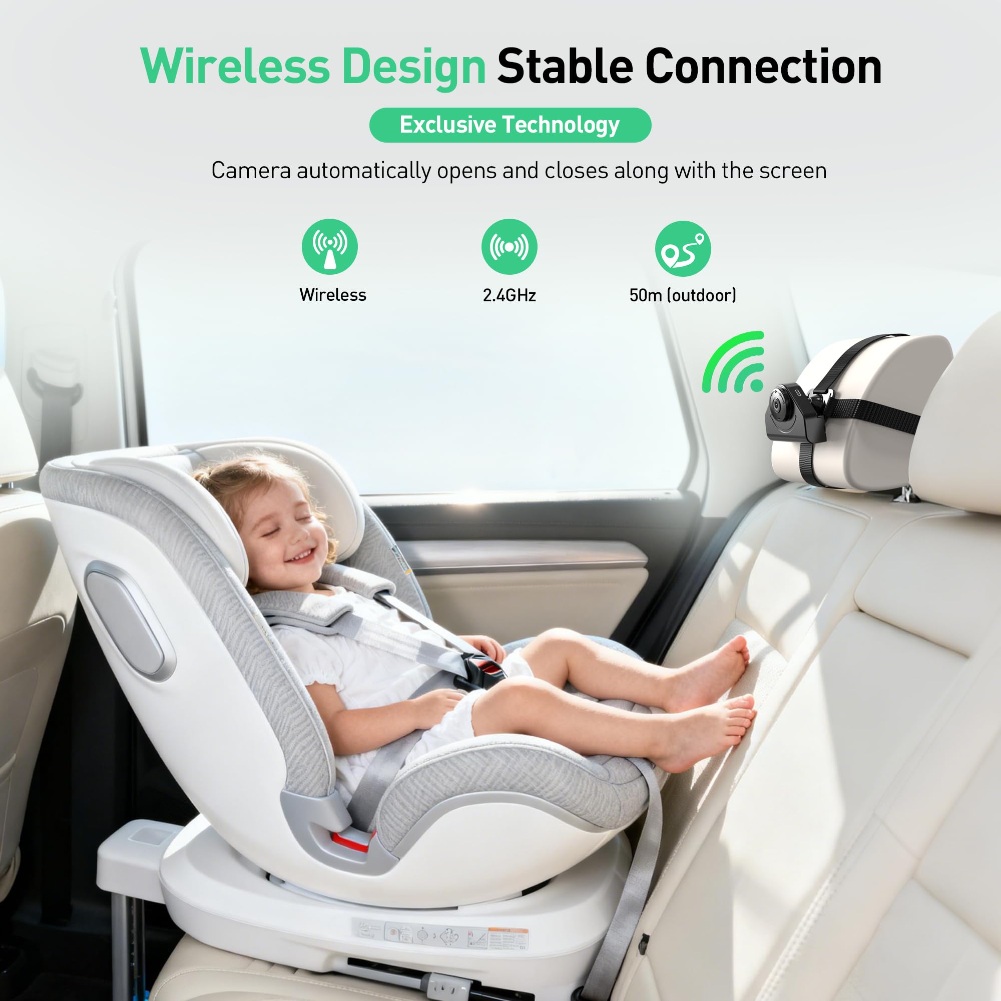 ESIYTGOP 1080p-backseat-view delivers crystal-clear feeds for quick checks