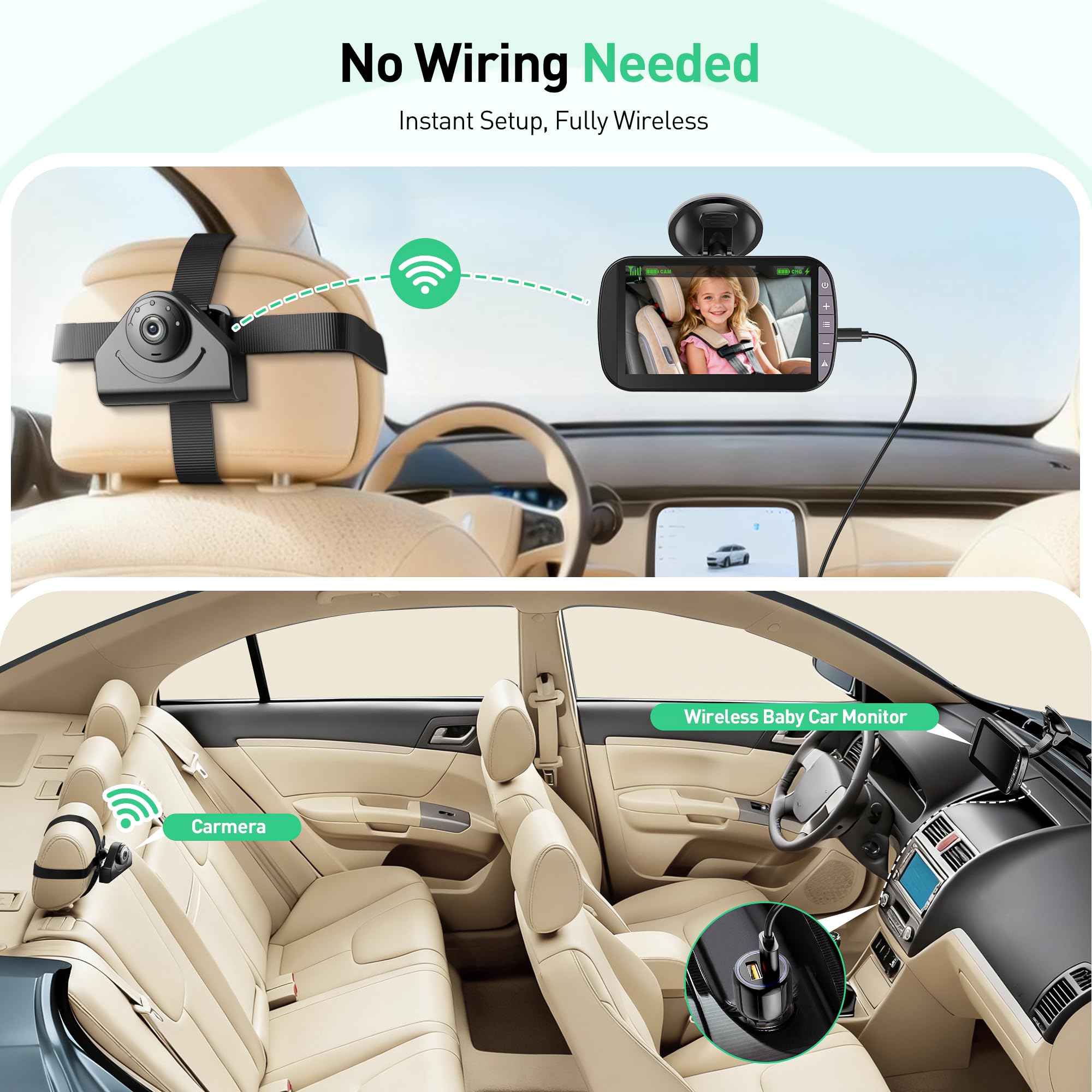 ESIYTGOP fast-charging-dual-usb-car-charger keeps camera powered during drives