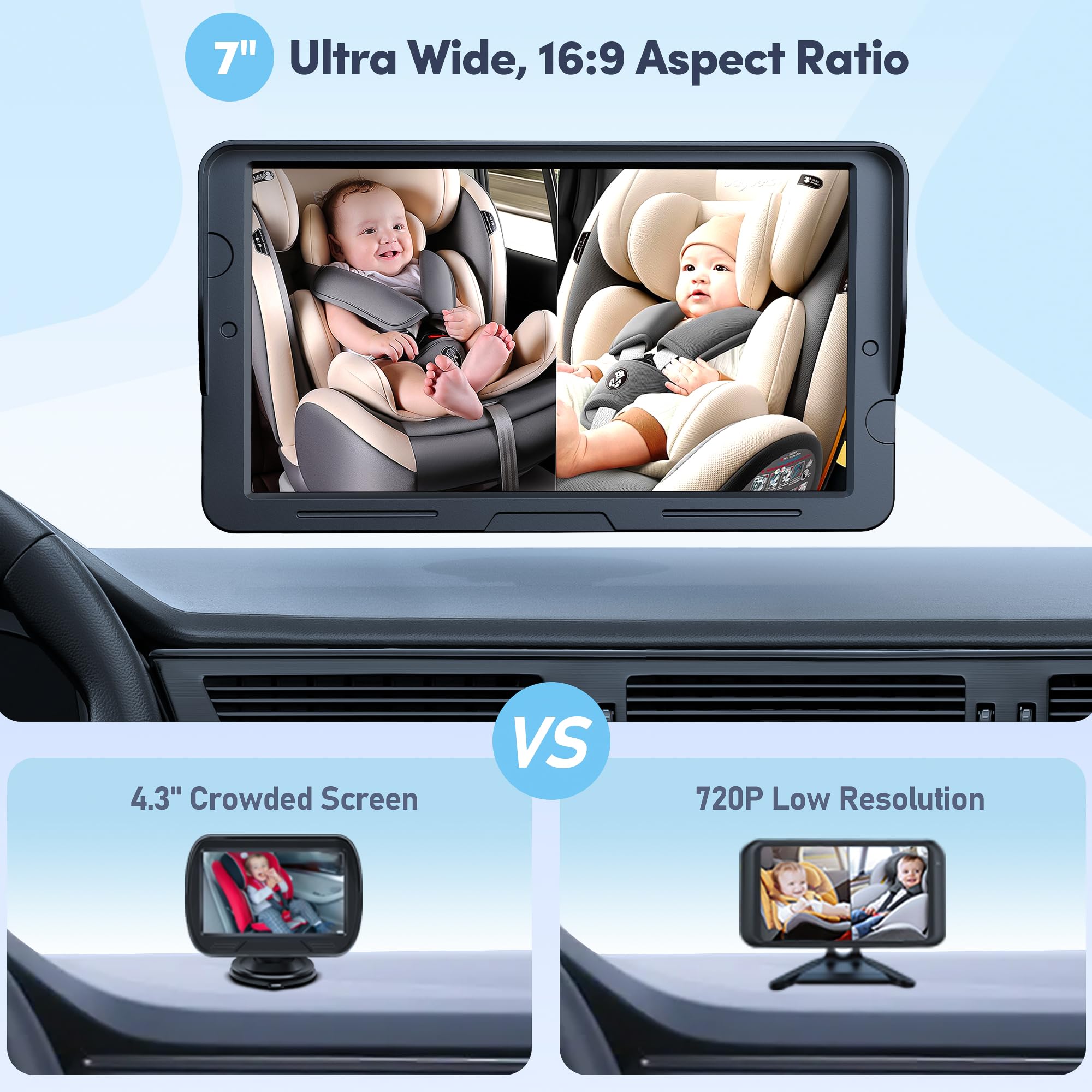 ESIYTGOP penguin cameras delivering dual view coverage for two kids